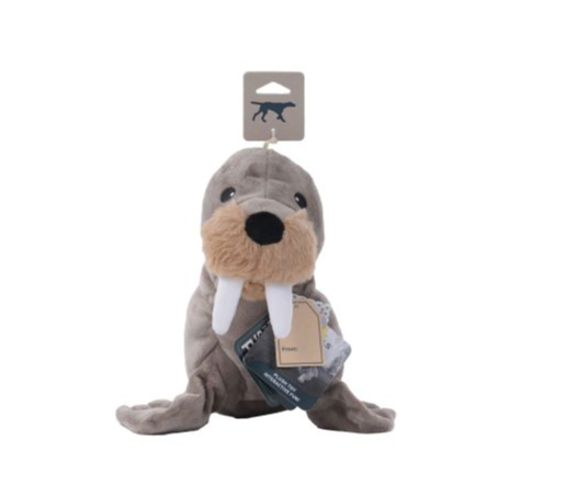 Tall Tails Holiday Walrus Dog Toy