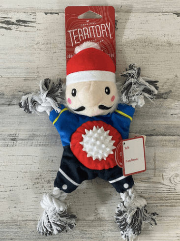 Tall Tails Holiday Nutcracker 2 in 1 Dog Toy