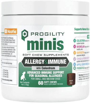 Nootie Progility Allergy Relief Small Breed Chew, MINI 60ct