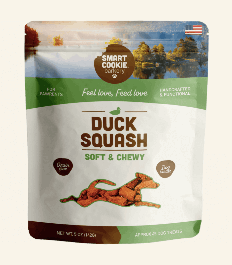 Smart Cookie Barkery Duck & Squash Soft & Chewy Treats, 5oz