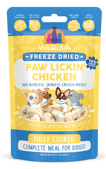 Weruva Freeze Dried Dog Food, Paw Lickin' Chicken
