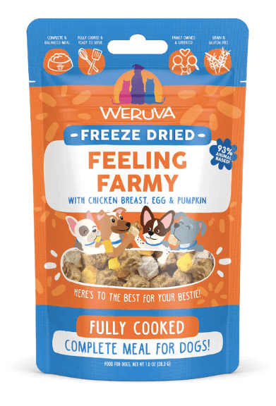 Weruva Freeze Dried Dog Food, Feeling Farmy