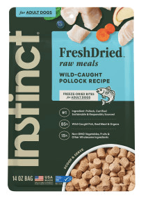 Instinct Raw Meals Freeze-Dried Pollock 14oz