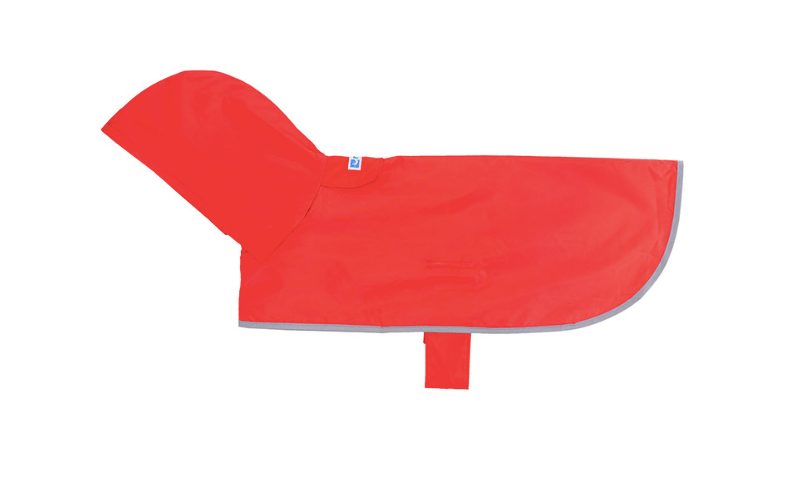 RC Packable Rain Poncho, Crimson
