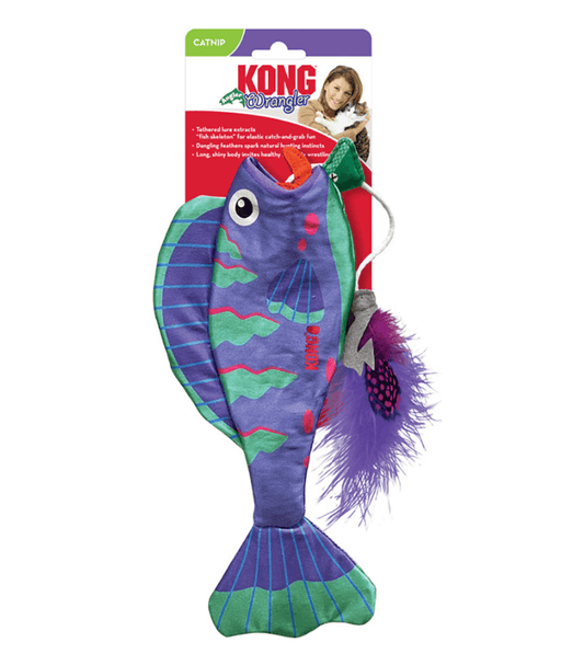 Kong Wrangler Angler Fish Cat Toy 