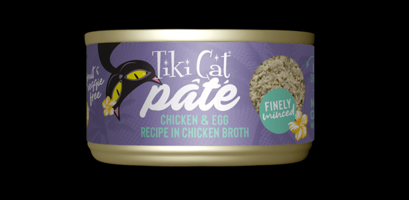 Tiki Cat - Luau Pate CHICKEN & EGG -Cans, 2.8 oz.