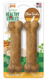 Nylabone Healthy Edibles Chicken Flavor 2 Pack