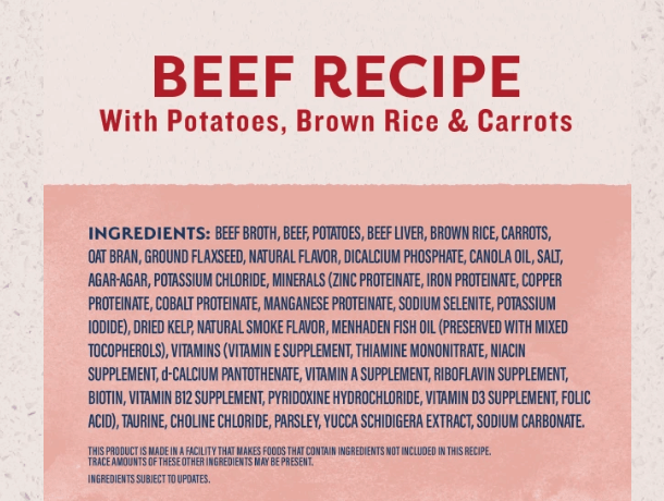Natural Balance Ultra Beef Recipe