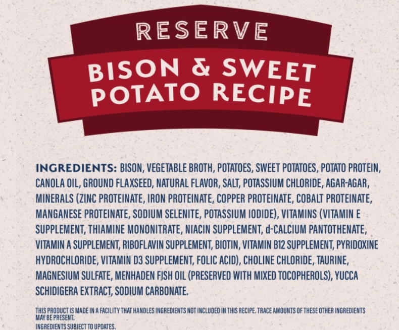 Natural Balance Limited Ingredient Diet Bison and Sweet Potato