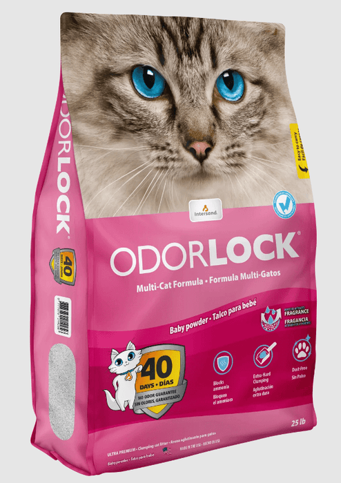 Intersand Odorlock Ultra Premium Baby Powder Scented Multi-Cat