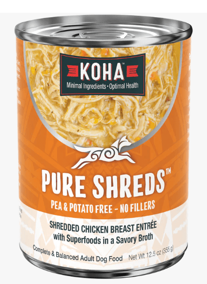 Koha Pure Shreds Shredded Chicken Breast for Dogs 12.5oz