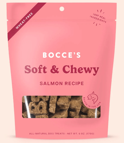 Bocce's Bakery Salmon Soft & Chewy Dog Treats, 6 oz