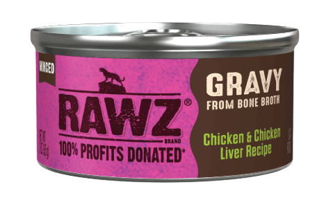 Rawz Gravy Chicken & Chicken Liver Cat Food, 3oz