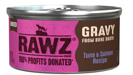 Rawz Gravy Tuna & Salmon Cat Food, 3oz