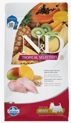 Farmina N&D Tropical Selection Adult Dog Food, Chicken (Mini Bites)