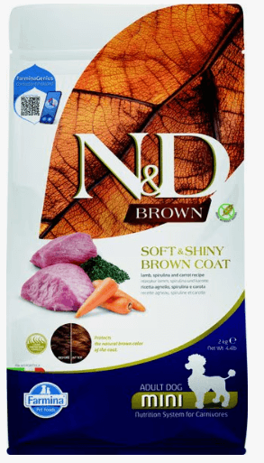 Farmina N&D Dog Food for Brown Dogs, Adult Lamb