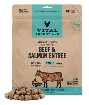 Vital Essentials Freeze-Dried Beef & Salmon Entree, 14 oz