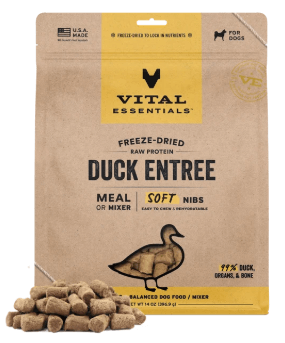Vital Essentials Freeze-Dried Duck Entree, 14 oz