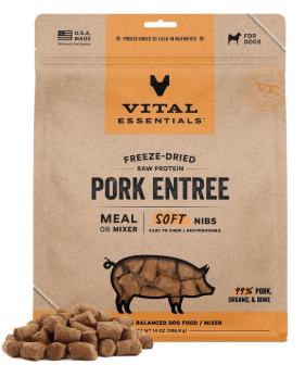 Vital Essentials Freeze-Dried Pork Entree, 14 oz