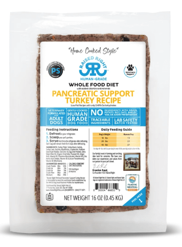 Raised Right Pancreatic Support Turkey Recipe, 16 oz