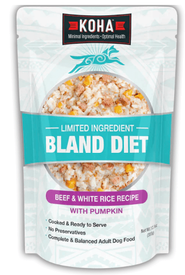 Koha Bland Diet, Beef & White Rice with Pumpkin, 12.5oz