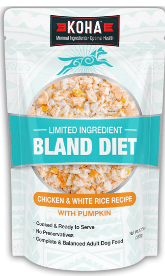 Koha Bland Diet, Chicken & White Rice with Pumpkin, 12.5oz