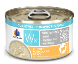 Weruva Cat WX Phos Chicken in Gravy 3 oz