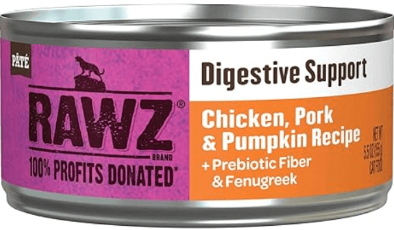 RAWZ - Digestive Support Chicken, Pork & Pumpkin 5.5oz