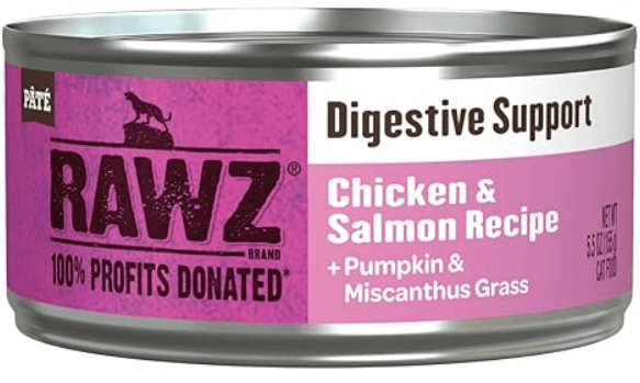 Rawz Cat Digestive Support Chicken & Salmon 5.5oz