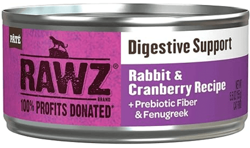 Rawz Cat Digestive Support Rabbit & Cranberry 5.5oz