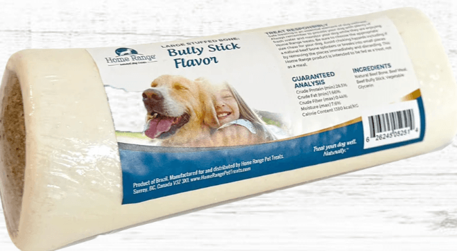 Home Range Bully Stuffed Bone, Large