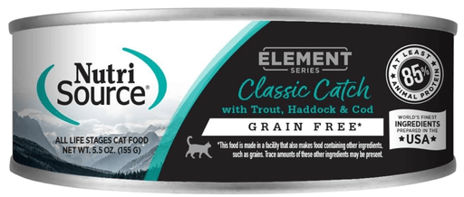 NutriSource Element Series Wet Cat & Kitten Food, Classic Catch, 5.5 oz