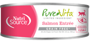 PureVita Grain Free 96% Real Salmon Entree for Cats & Kittens 5 oz