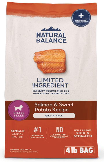 Natural Balance Limited Ingredient Diets Salmon & Sweet Potato Small Breed Bites Dry Dog Food