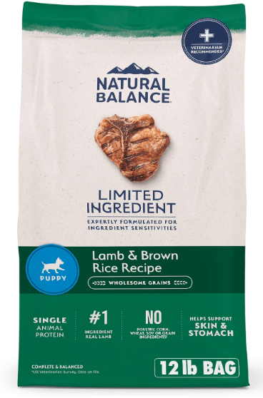 Natural Balance Limited Ingredient Diet Lamb & Brown Rice Puppy Formula Dry Dog Food