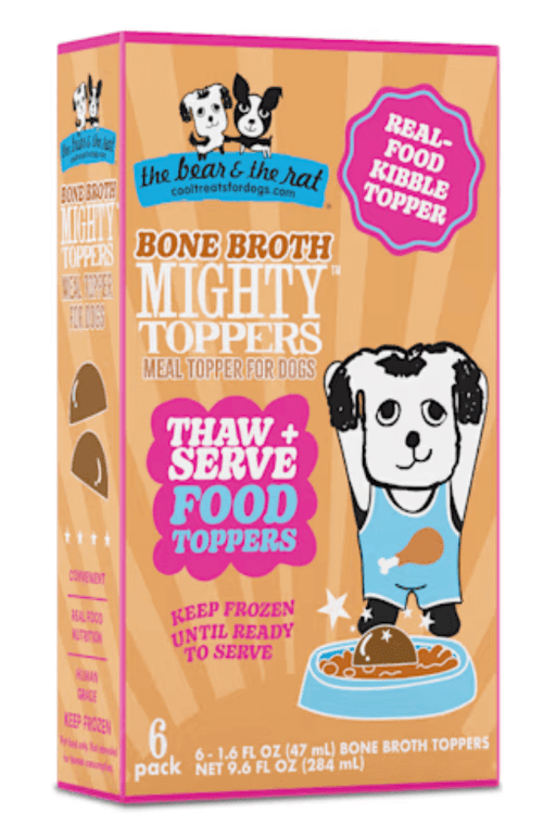 The Bear & The Rat Frozen Bone Broth Topper, 6 pack