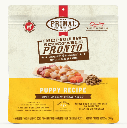 Primal Freeze Dried Pronto Puppy Recipe
