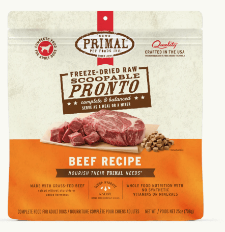 Primal Freeze Dried Pronto Beef Recipe