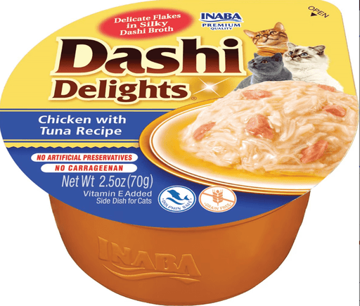 Inaba Dashi Delights 2.5oz Cat Food in Broth - Chicken & Tuna