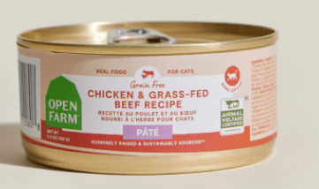 Open Farm Harvest Chicken &Grass-Fed Beef Pâté for Cats