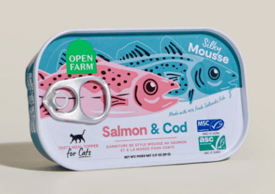 Open Farm Salmon & Cod Topper for Cats, 3.17 oz