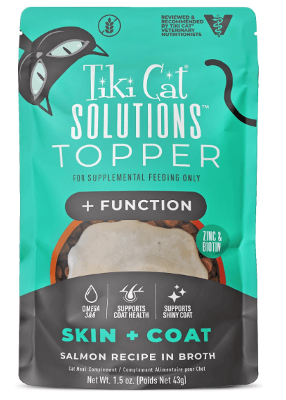 Tiki Cat Solutions Topper Formulated to Support Healthy Skin & Coat