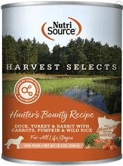 NutriSource Harvest Selects Recipe, Hunter's Bounty 12.3 oz