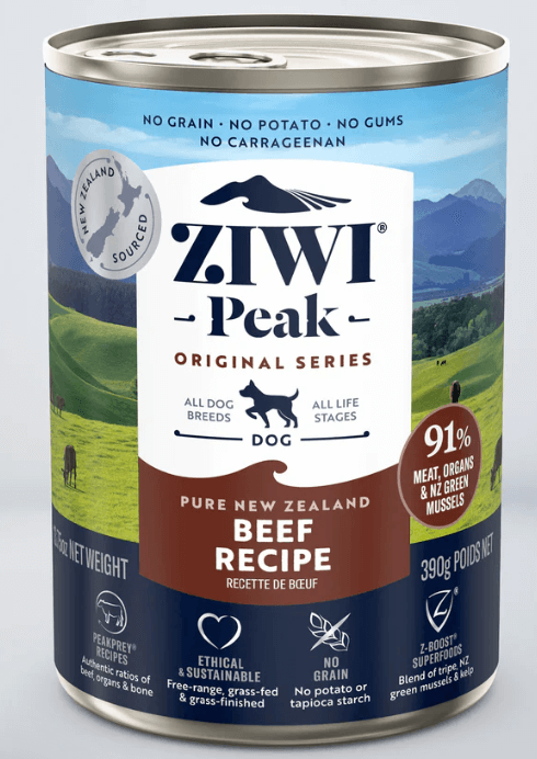 Ziwi Peak Beef Recipe Canned Dog Food 13.75oz