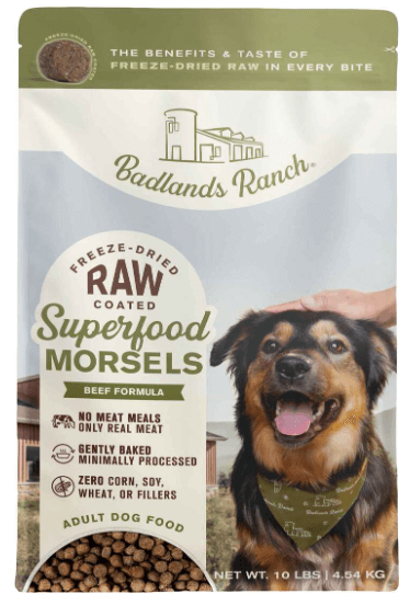 Badlands Ranch Raw-Coated Superfood Morsels, Beef Recipe