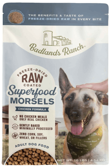 Badlands Ranch Raw-Coated Superfood Morsels, Chicken Recipe