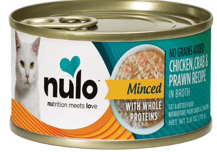 Nulo Cat & Kitten Minced Chicken, Crab and Prawn Recipe