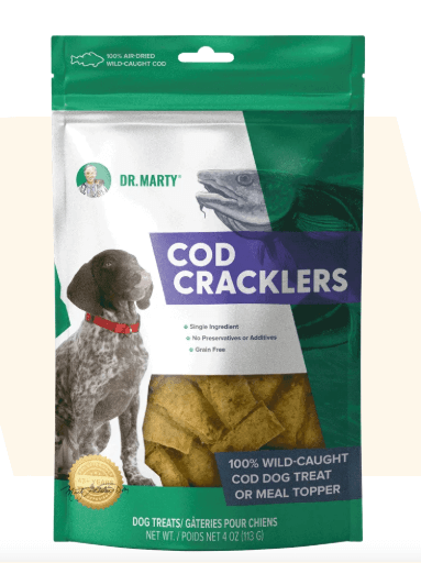 Dr. Marty Cod Cracklers Dog Treat 4 oz