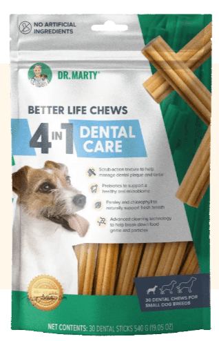 Dr. Marty Better Life 4-in-1 Dog Dental Chews