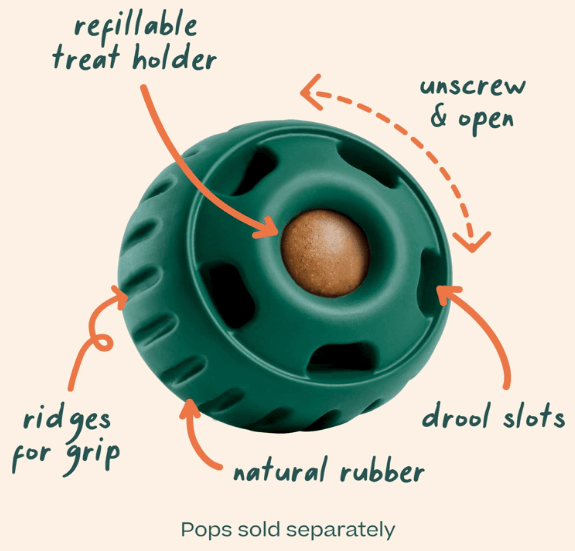 Woof Pupsicle Long-Lasting Interactive Dog Toy - For Small Dogs 10-25 lbs